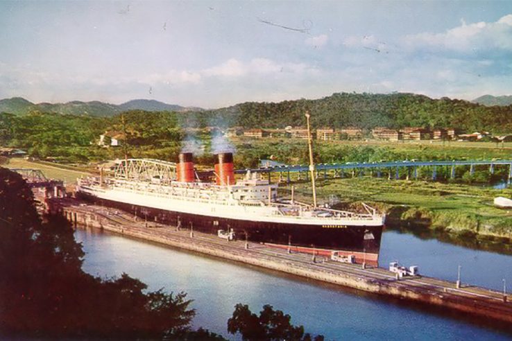 RMS Mauretania postcard