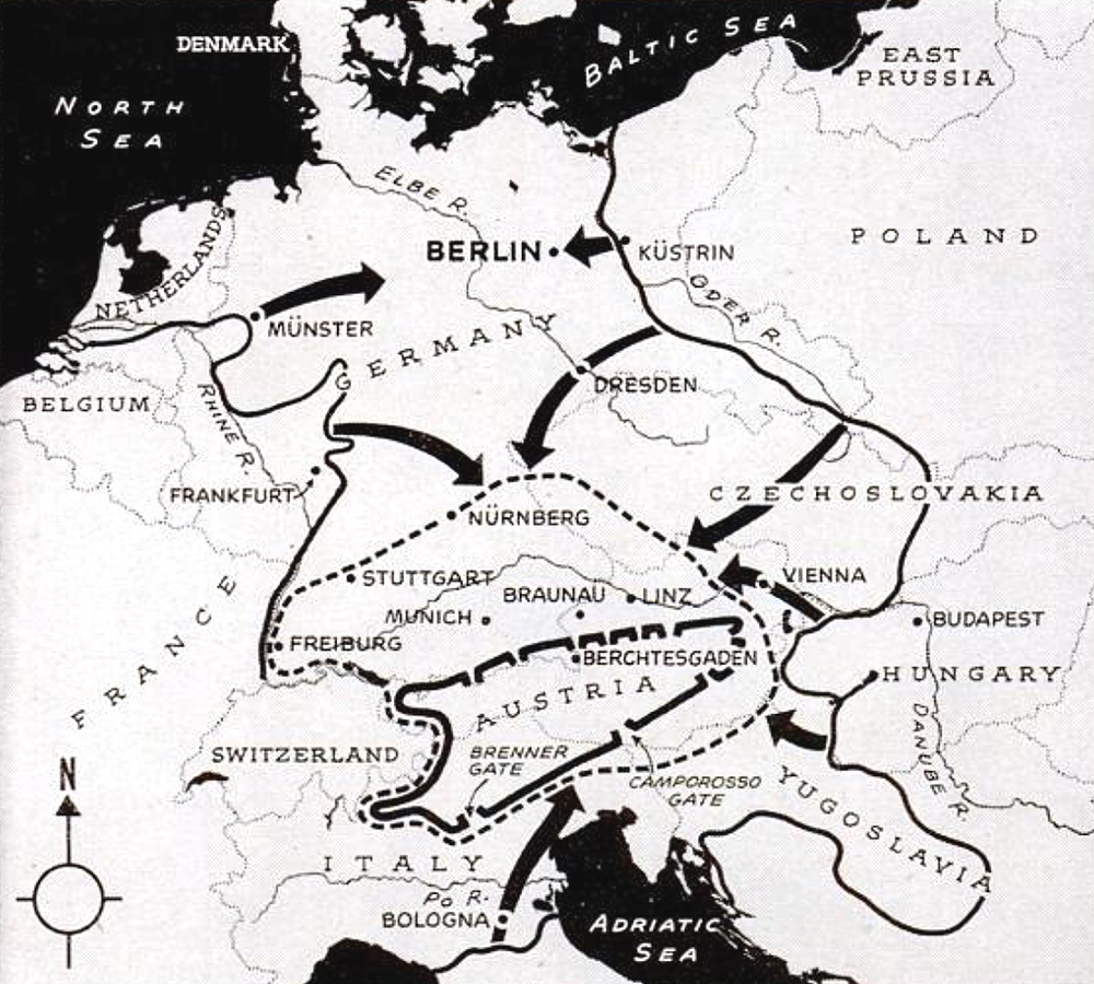 Europe Second World War Map