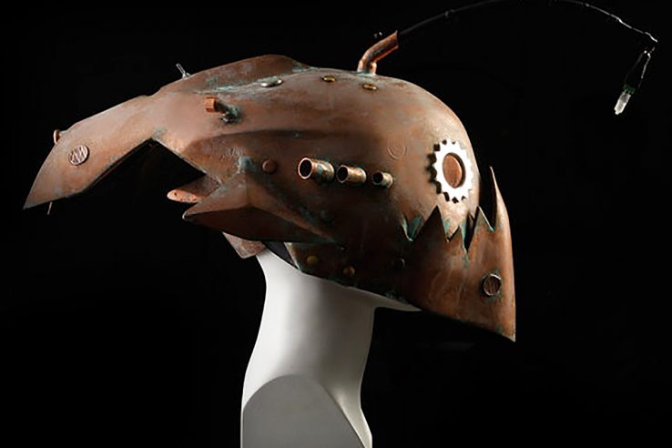 Deep Fish Steampunk Mask Helmet Nautilus