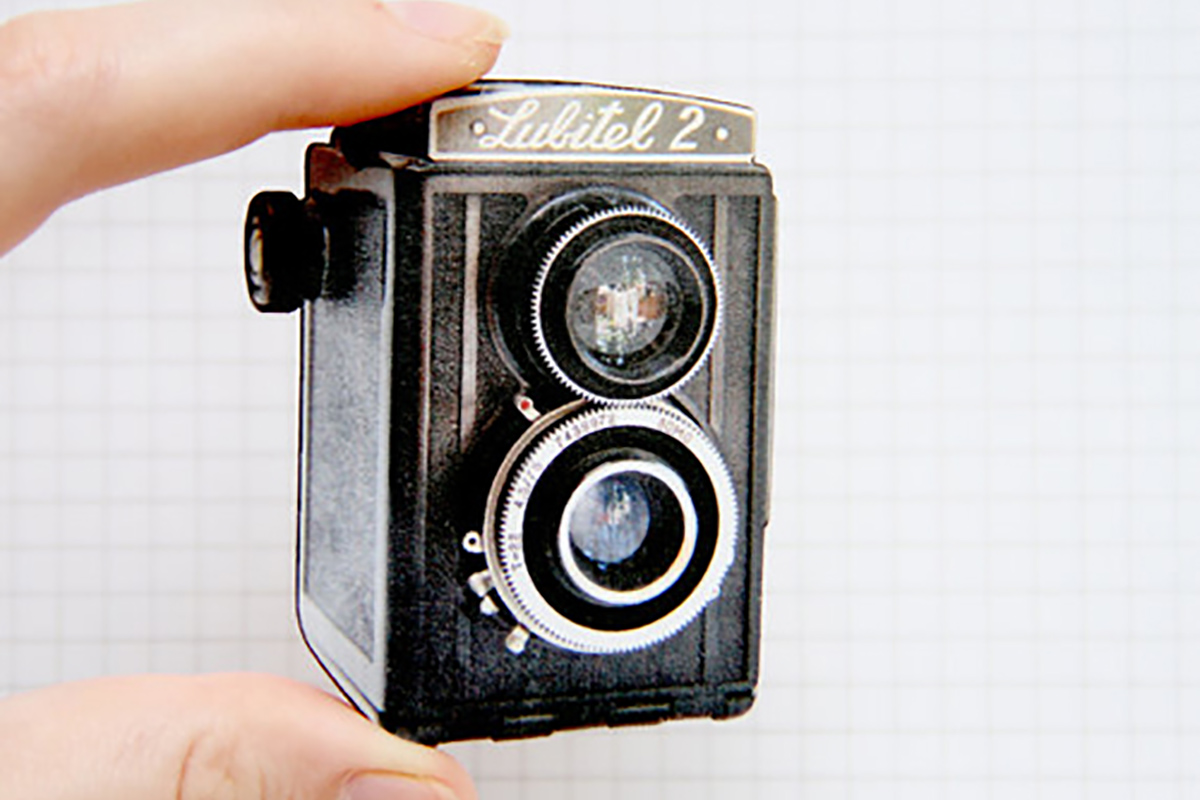 Vintage Camera Brooch
