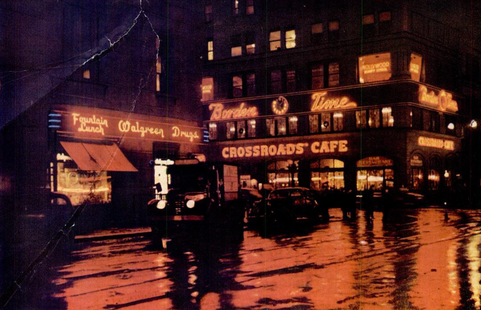 New York at night 1946
