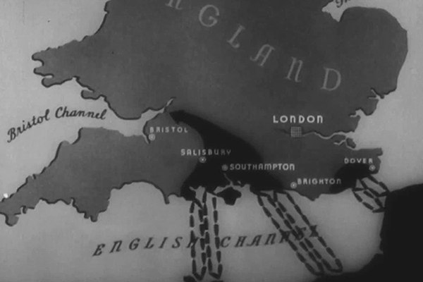 German invasion of England map