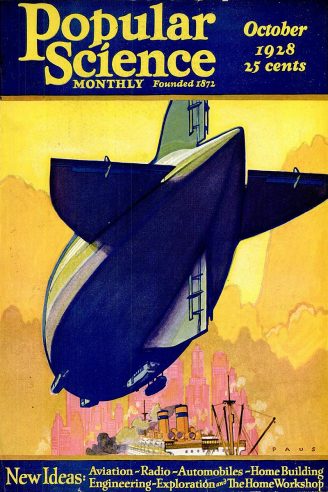 Popular Science October 1928 cover