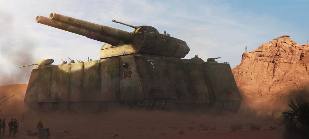 Landkreuzer P 1000 Ratte artwork – Never Was