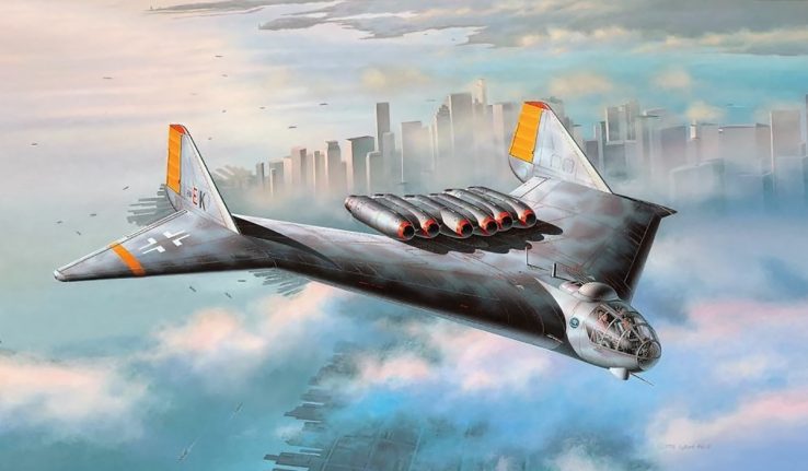Revell Arado E.555 German bomber artwork