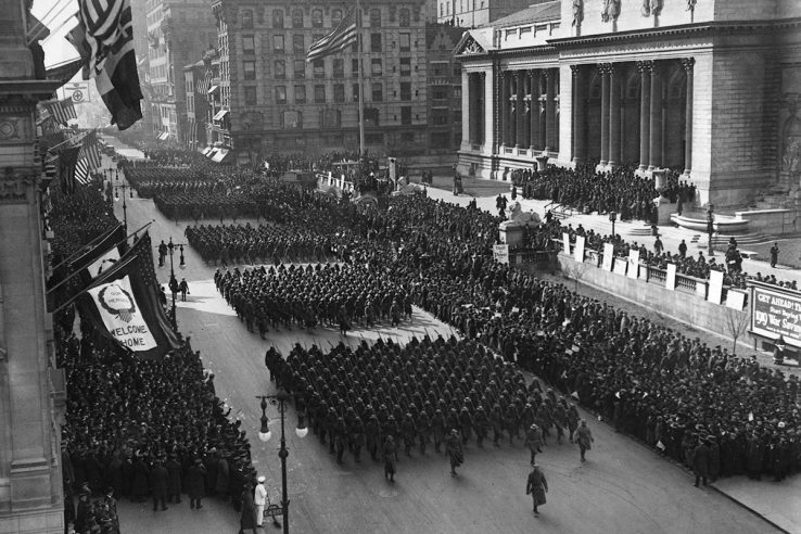 World War I victory parade New York