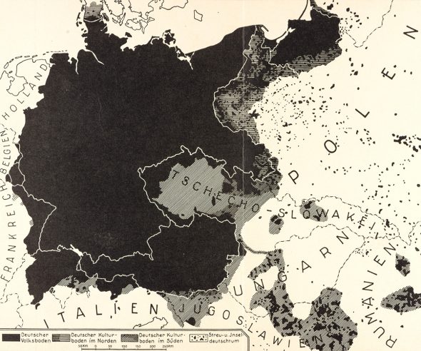 1925 Germany map