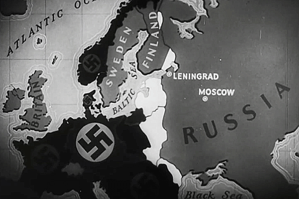 1941 Russia invasion map