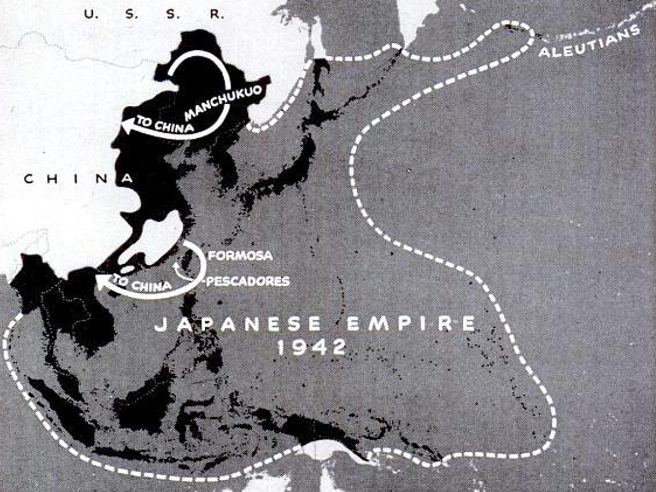 1942 Japanese Empire map
