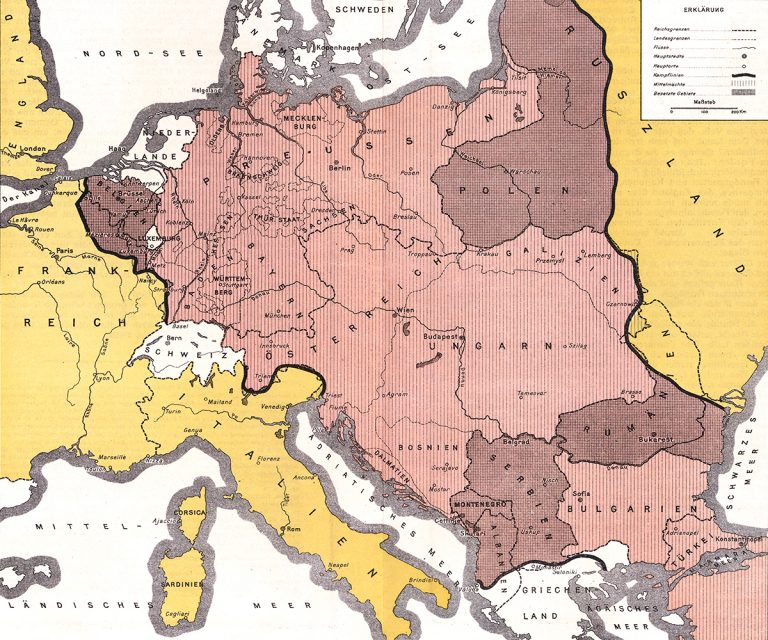 German Empire 1916 map – Never Was