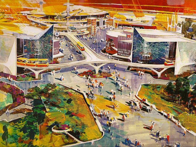 Herb Ryman Disney Tomorrowland concept art