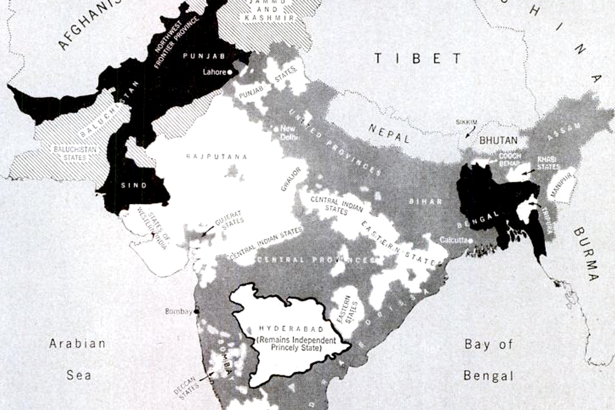 India partition map