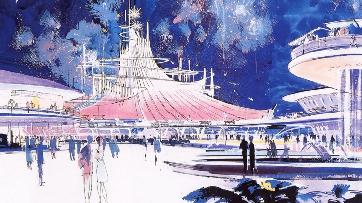 John Hench Disney Tomorrowland concept art