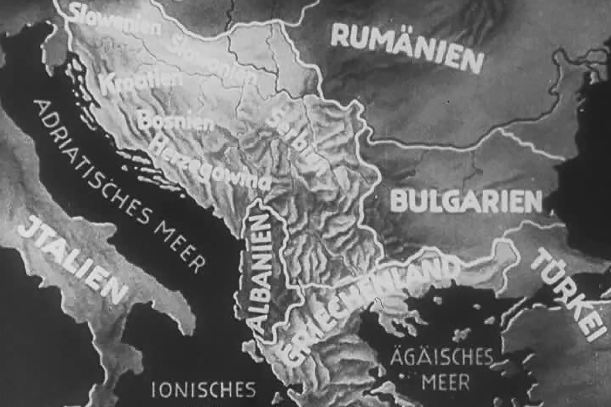 1941 Balkans map