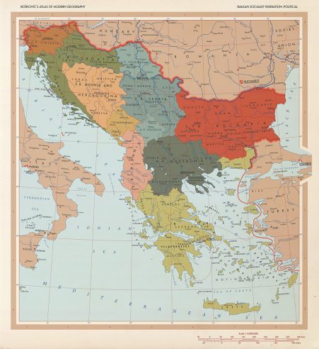Balkan Federation map