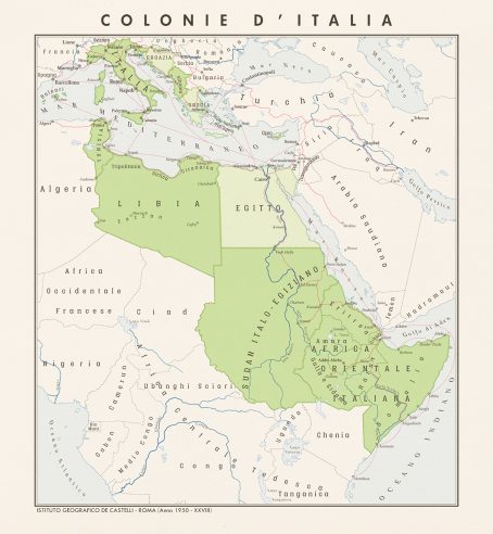 Italian Empire map