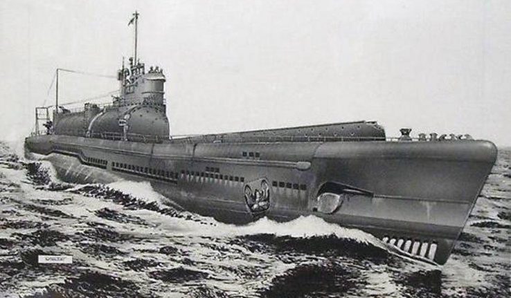 Japanese submarine artwork