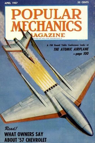 Popular Mechanics April 1957 cover