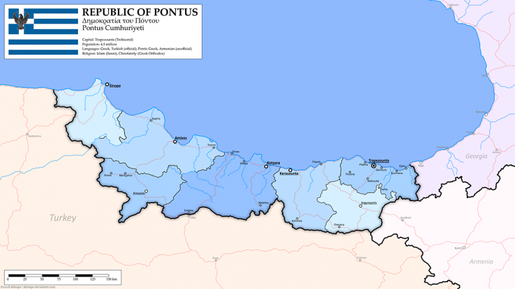 Republic of Pontus map