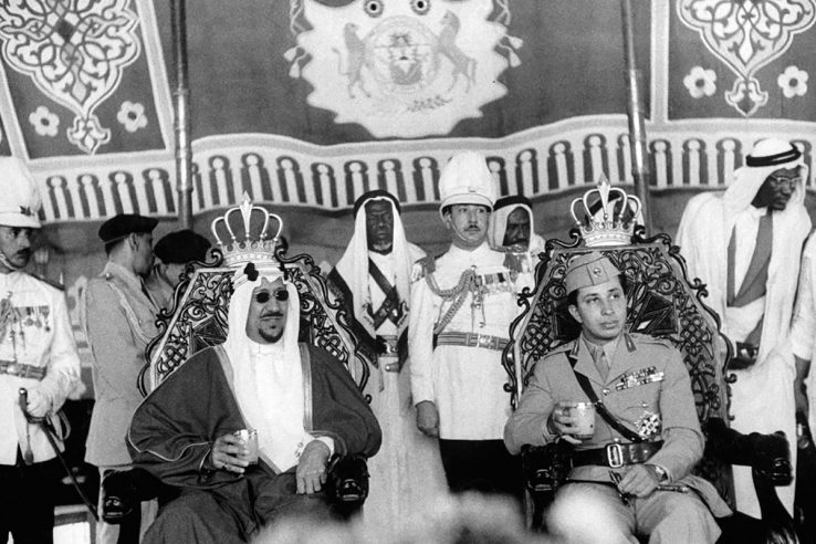 Saud of Saudi Arabia Faisal II of Iraq