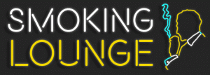 Smoking Lounge neon sign