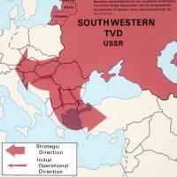 Soviet invasion of Southwestern Europe map