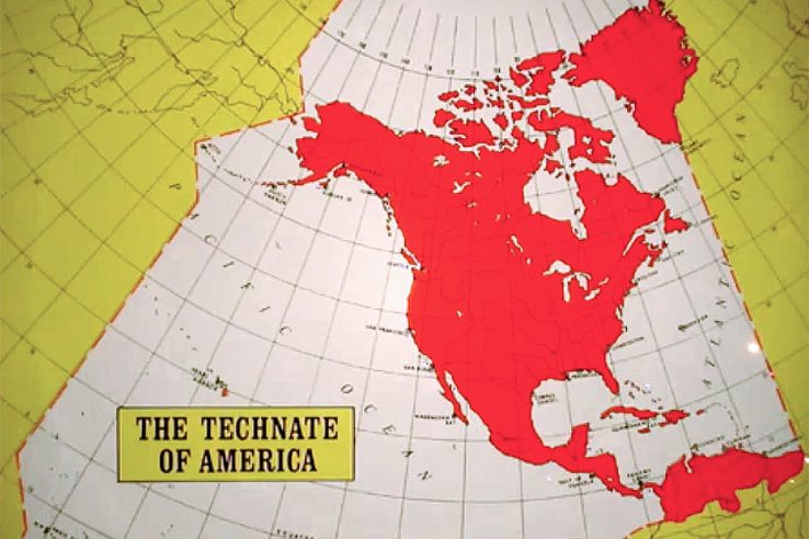 Technate of America map