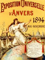 1894 World's Fair Antwerp poster