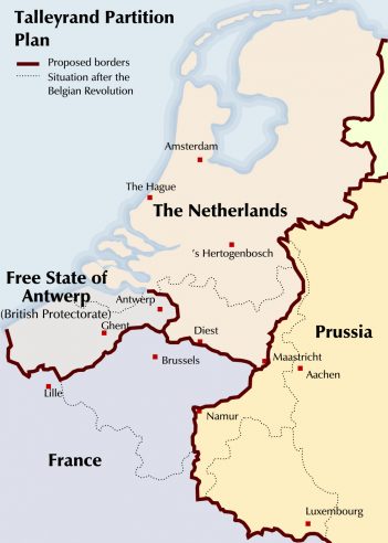 Belgium partition map