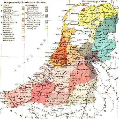 Dutch language map