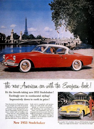 1953 Studebaker advertisement
