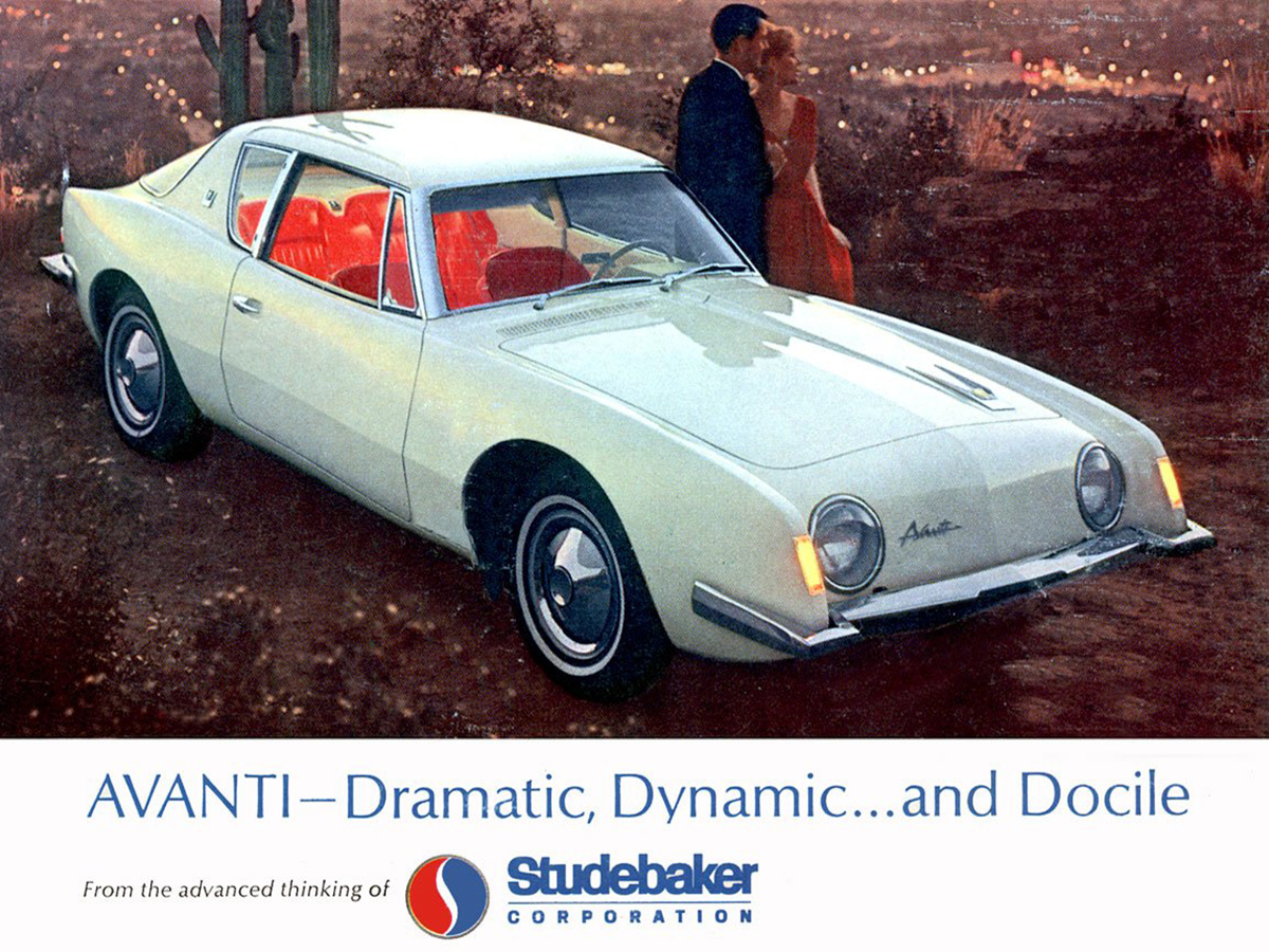 1963 Studebaker Avanti advertisement