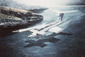 Lun-class ekranoplan artwork