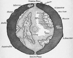 Hollow Earth map