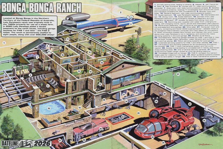 Thunderbirds Bonga Bonga Ranch cutaway