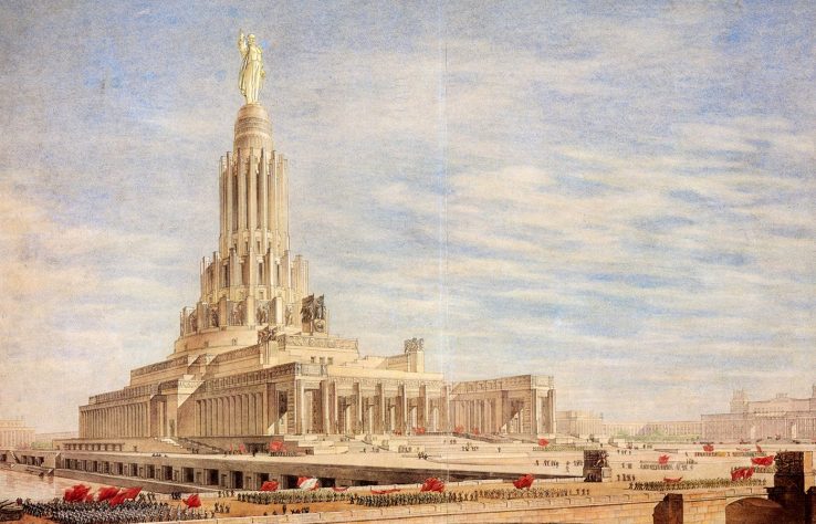Palace of the Soviets Moscow Russia design