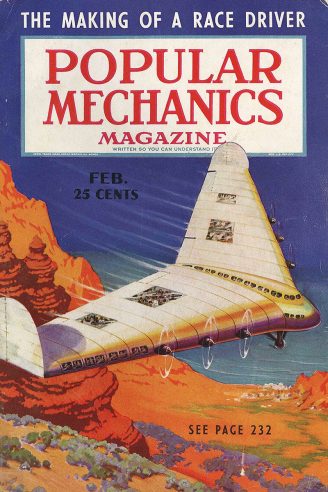 Popular Mechanics February 1938 cover