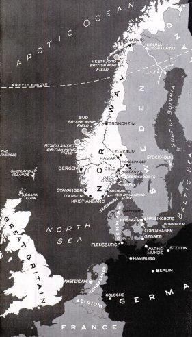 1940 Northwest Europe map
