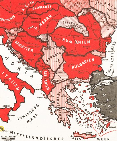 1942 Balkans map