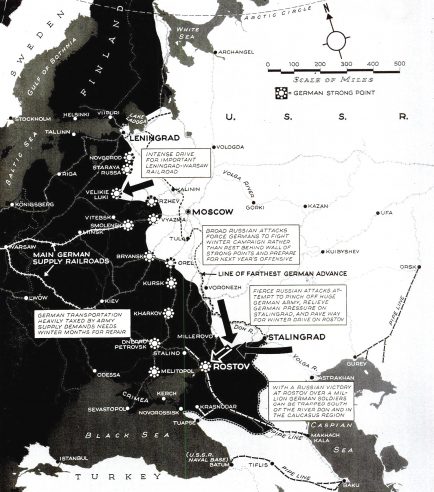 1943 Eastern Front map
