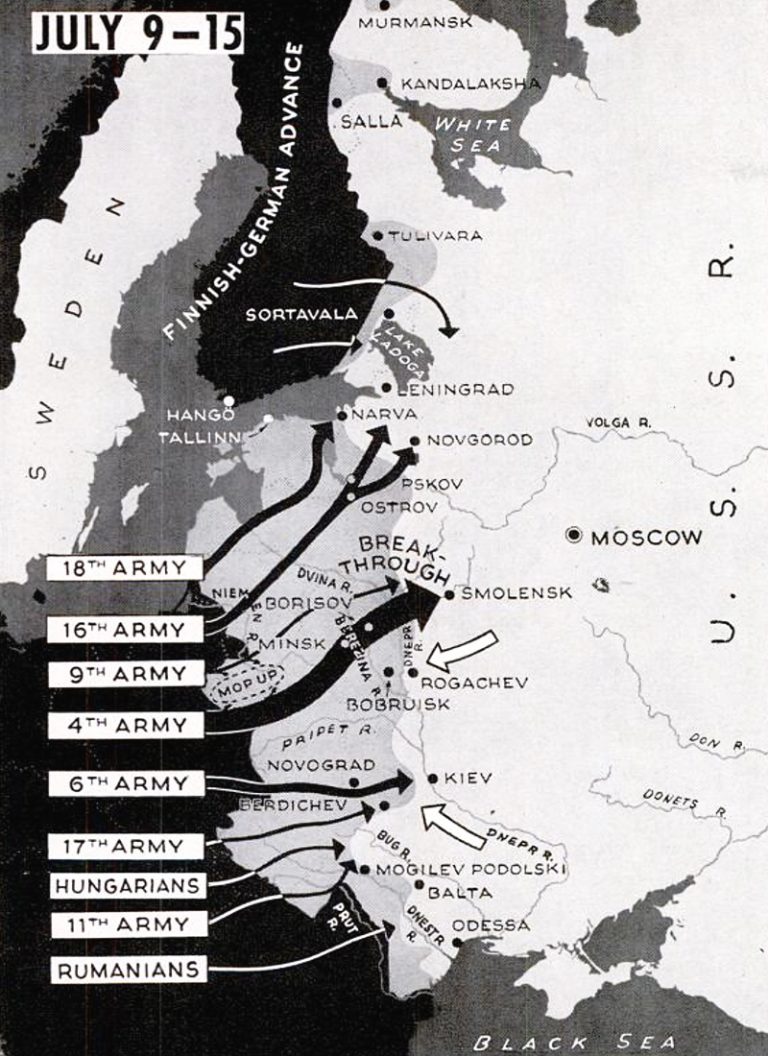 German Invasion Soviet Union Map – Never Was