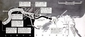 North Africa war map