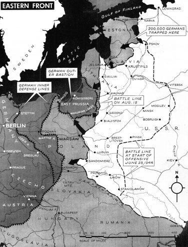 1944 Eastern Front map
