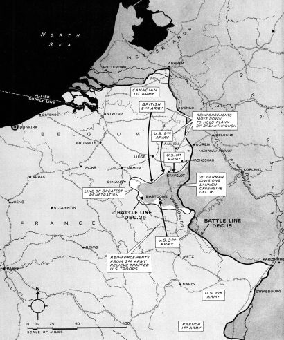 Ardennes Offensive map