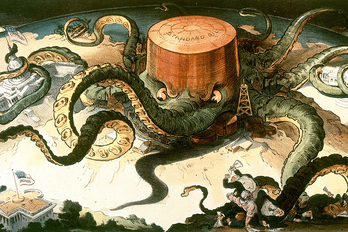 The Octopus in Political Cartoons