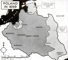 Poland 1659 map