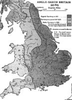 Anglo-Saxon Britain map