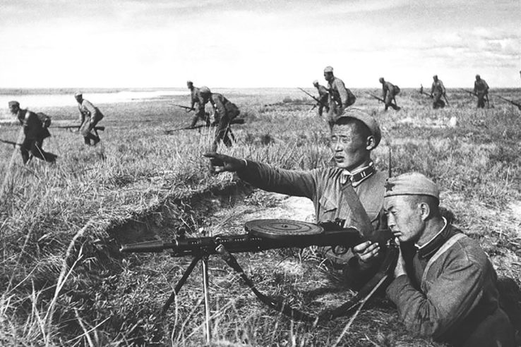 Mongolian soldiers