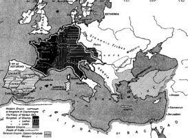 Treaty of Verdun map