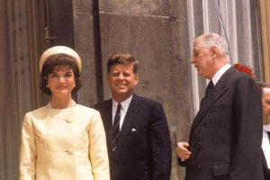 Jacqueline John Kennedy Charles de Gaulle